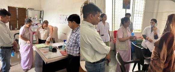 मुख्य चिकित्सा अधिकारी डॉ शोभा पटेल ने किया औचक नरीक्षण, मिली खामियां, डॉक्टर सहित स्टॉफ नर्स को जारी किया कारण बताओ नोटिस,,