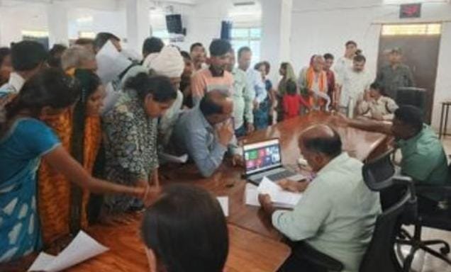 जनसुनवाई में अनुपस्थित रहने पर संबंधित अधिकारियों पर 2-2 हजार रूपये का जुर्माना अधिरोपित