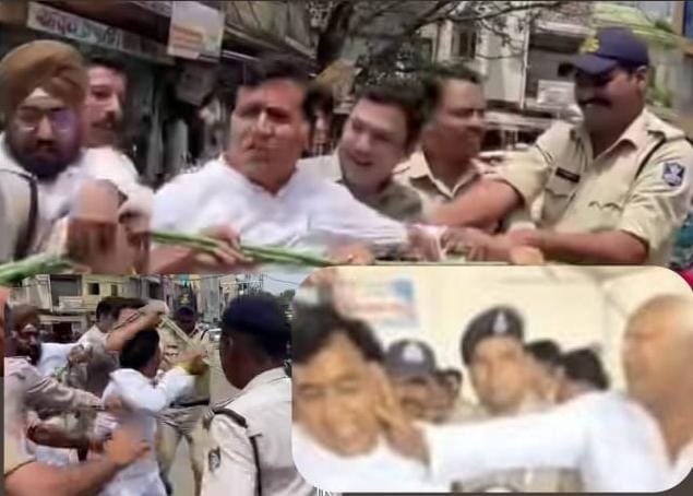 लोकतंत्र की हत्या, कलेक्टर एसपी के सामने जिला पंचायत अध्यक्ष को मारा थप्पड़